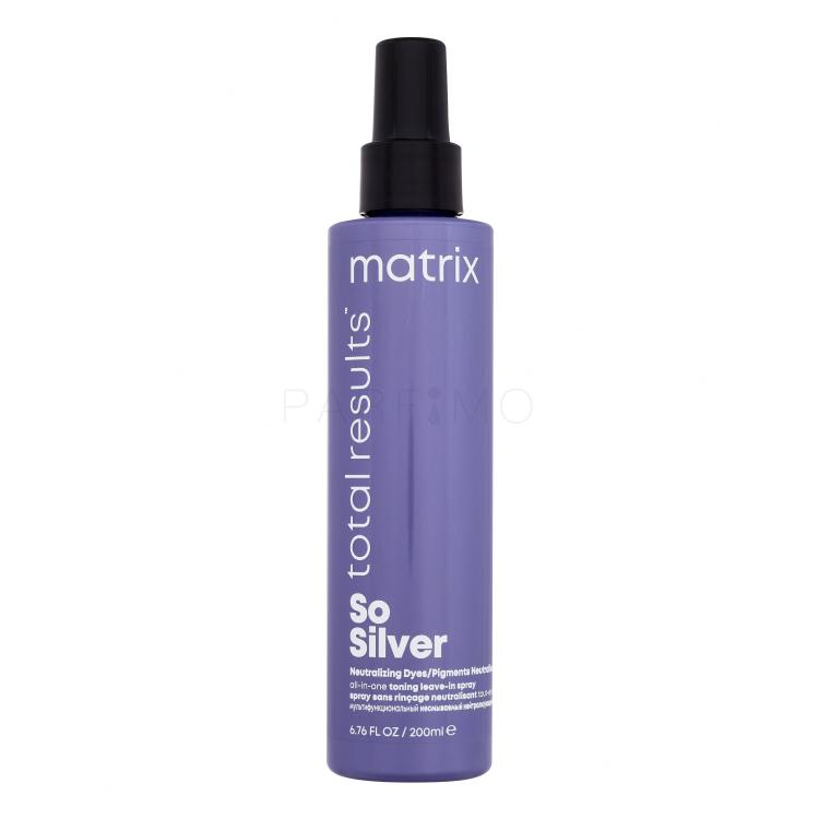 Matrix So Silver All-In-One Toning Leave-In Spray Öblítést nem igénylő hajápoló nőknek 200 ml