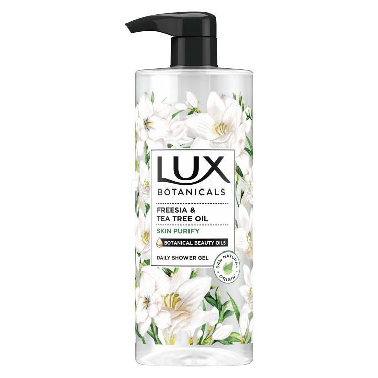 LUX Botanicals Freesia &amp; Tea Tree Oil Daily Shower Gel Tusfürdő nőknek 750 ml