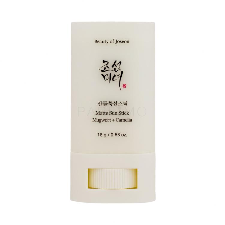 Beauty of Joseon Mugwort + Camelia Matte Sun Stick SPF50+ Fényvédő készítmény arcra nőknek 18 g