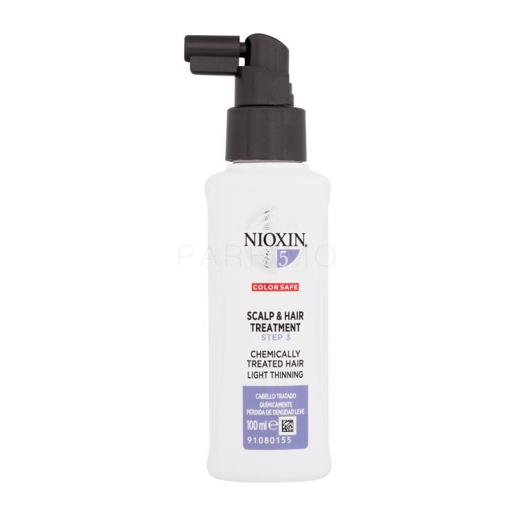 Nioxin System 5 Scalp &amp; Hair Treatment Öblítést nem igénylő hajápoló nőknek 100 ml