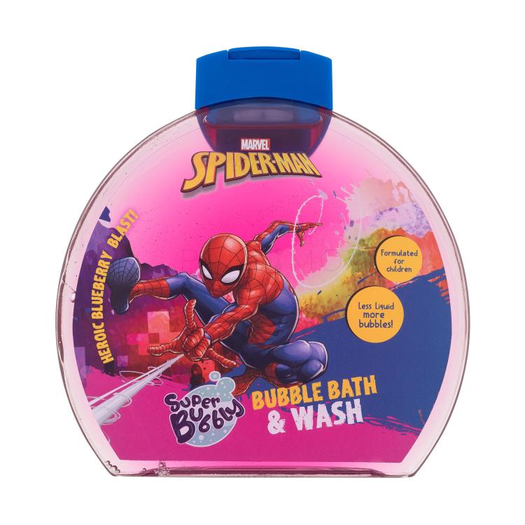 Marvel Spiderman Bubble Bath &amp; Wash Fürdőhab gyermekeknek 300 ml