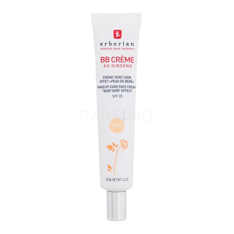 Erborian BB Crème Makeup-Care Face Cream SPF20 BB krém nőknek 40 ml Változat Nude
