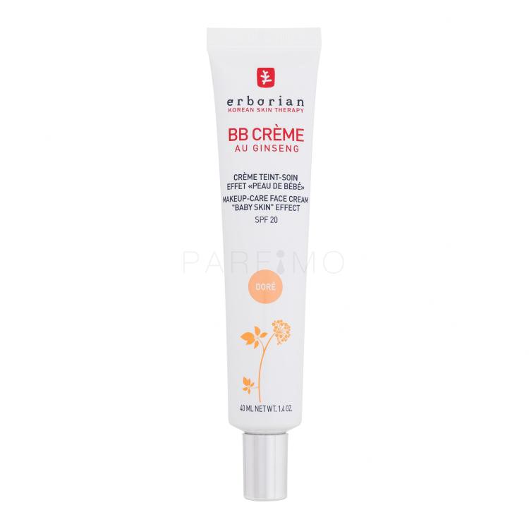 Erborian BB Crème Makeup-Care Face Cream SPF20 BB krém nőknek 40 ml Változat Doré
