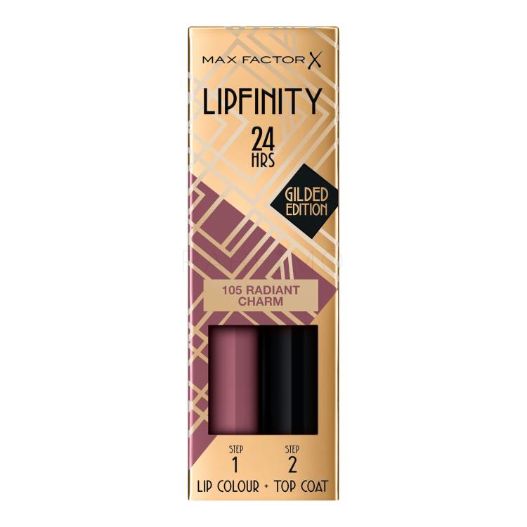 Max Factor Lipfinity 24HRS Lip Colour Rúzs nőknek 4,2 g Változat 105 Radiant Charm