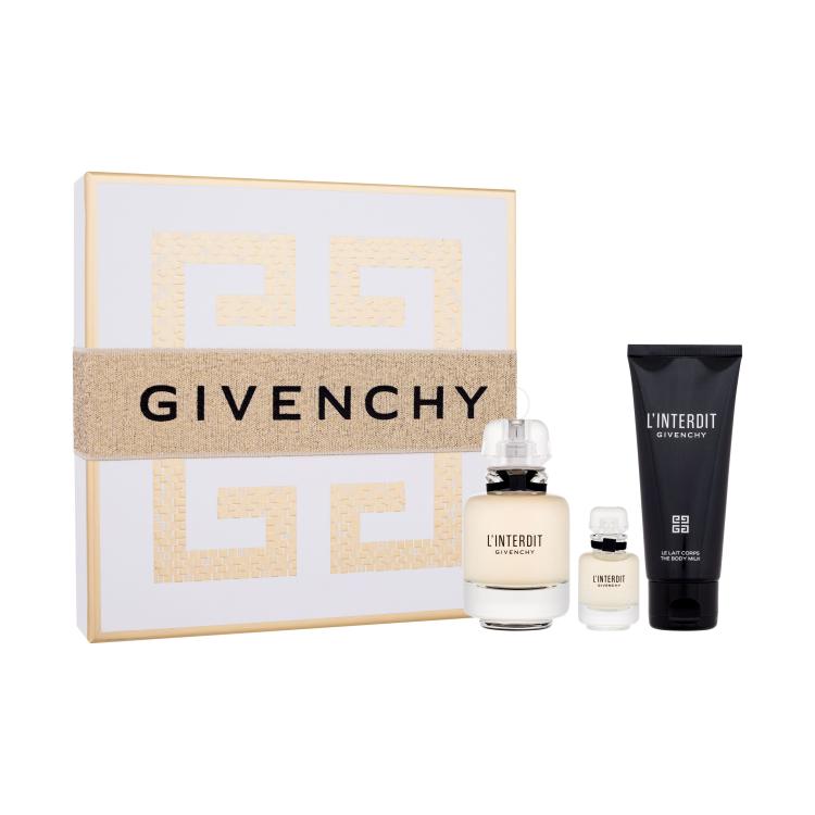 Givenchy L&#039;Interdit Ajándékcsomagok eau de parfum 50 ml + eau de parfum 10 ml + testápoló tej 75 ml