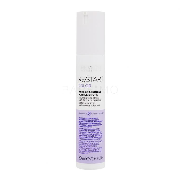 Revlon Professional Re/Start Color Anti-Brassiness Purple Drops Hajszérum nőknek 50 ml