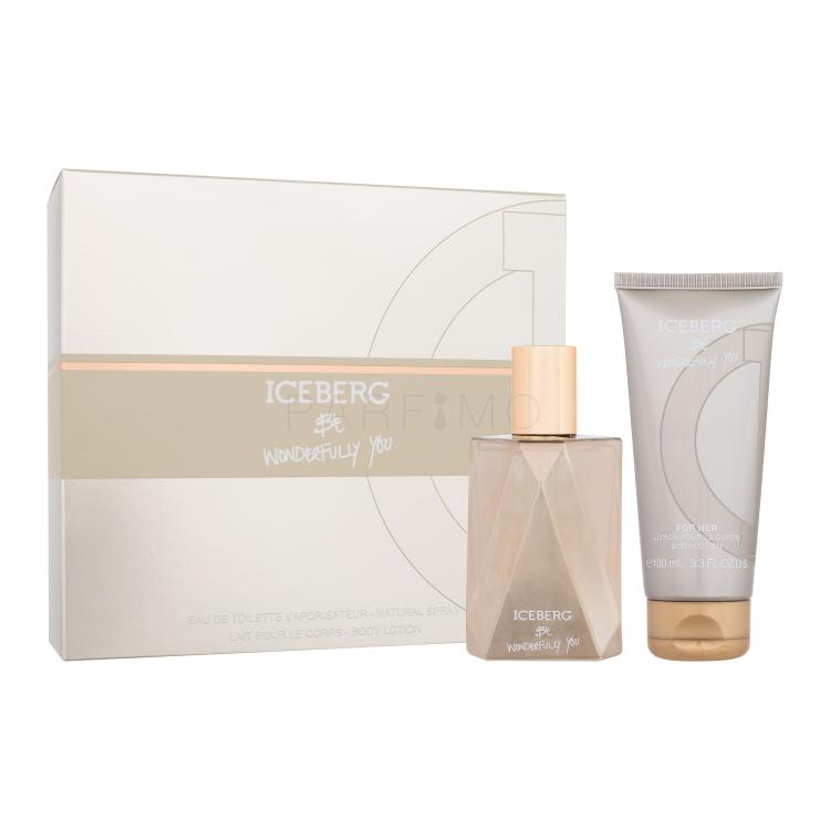 Iceberg Be Wonderfully You Ajándékcsomagok eau de toilette 100 ml + testápoló tej 100 ml