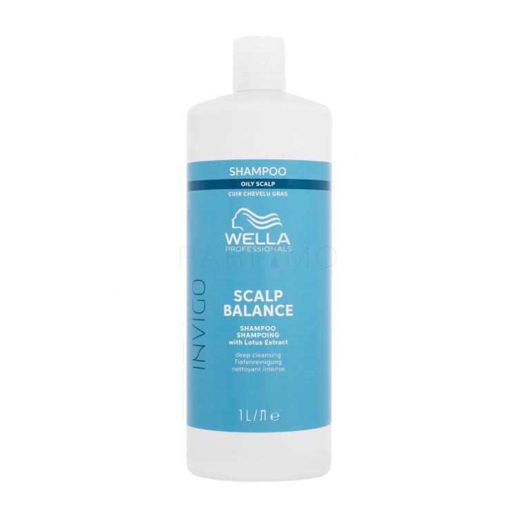 Wella Professionals Invigo Scalp Balance Oily Scalp Shampoo Sampon nőknek 1000 ml