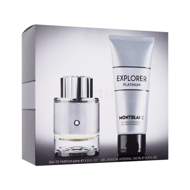 Montblanc Explorer Platinum Ajándékcsomagok eau de parfum 60 ml + tusfürdő 100 ml