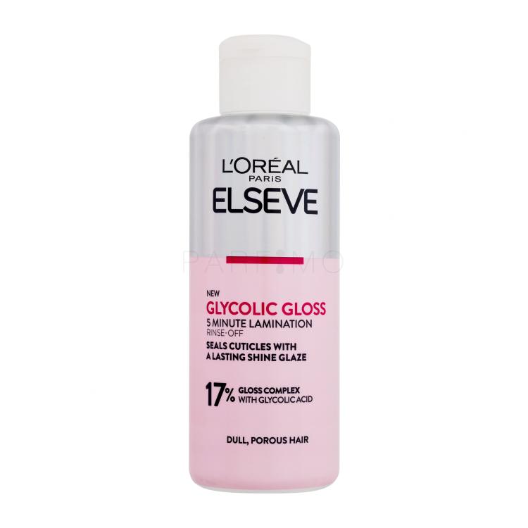 L&#039;Oréal Paris Elseve Glycolic Gloss 5 Minute Lamination Hajpakolás nőknek 200 ml