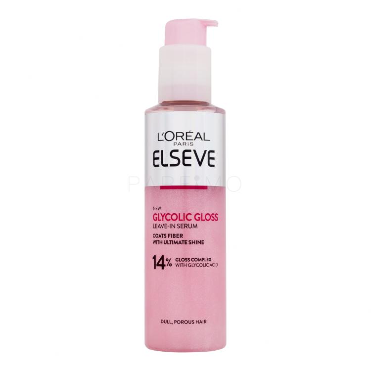 L&#039;Oréal Paris Elseve Glycolic Gloss Leave-In Serum Hajszérum nőknek 150 ml