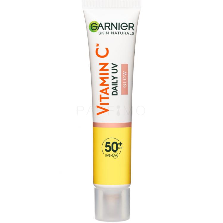 Garnier Skin Naturals Vitamin C Daily UV Glow SPF50+ Nappali arckrém nőknek 40 ml