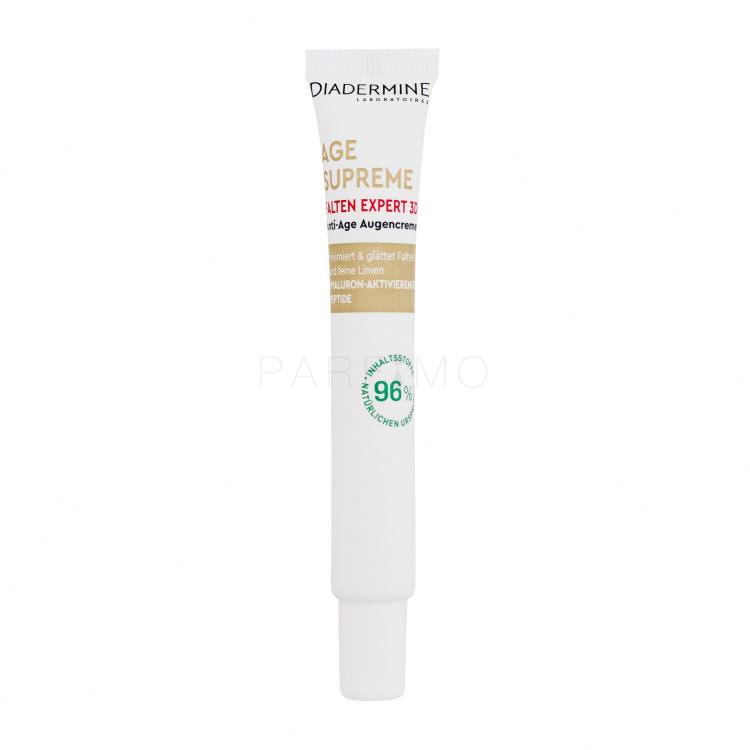 Diadermine Age Supreme Wrinkle Expert 3D Eye Cream Szemkörnyékápoló krém nőknek 15 ml