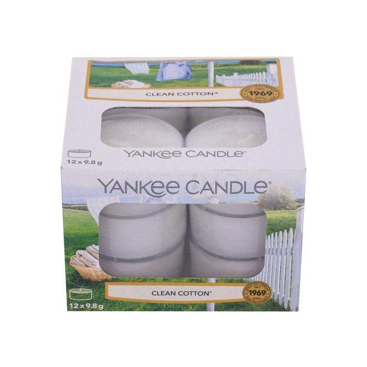 Yankee Candle Clean Cotton Illatgyertya 117,6 g