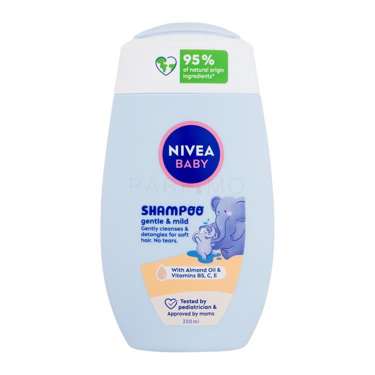 Nivea Baby Gentle &amp; Mild Shampoo Sampon gyermekeknek 200 ml