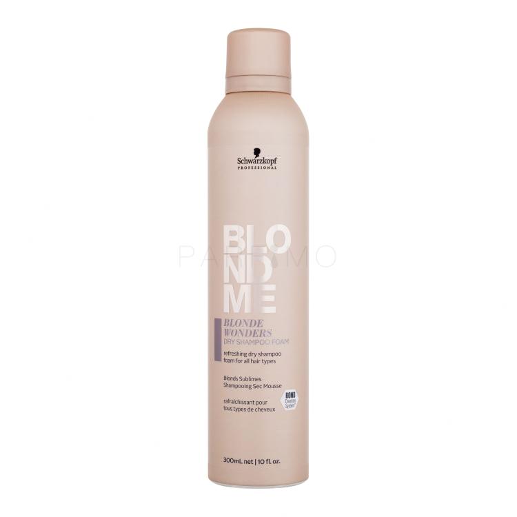 Schwarzkopf Professional Blond Me Blonde Wonders Dry Shampoo Foam Szárazsampon nőknek 300 ml
