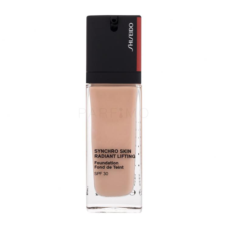 Shiseido Synchro Skin Radiant Lifting SPF30 Alapozó nőknek 30 ml Változat 220 Linen