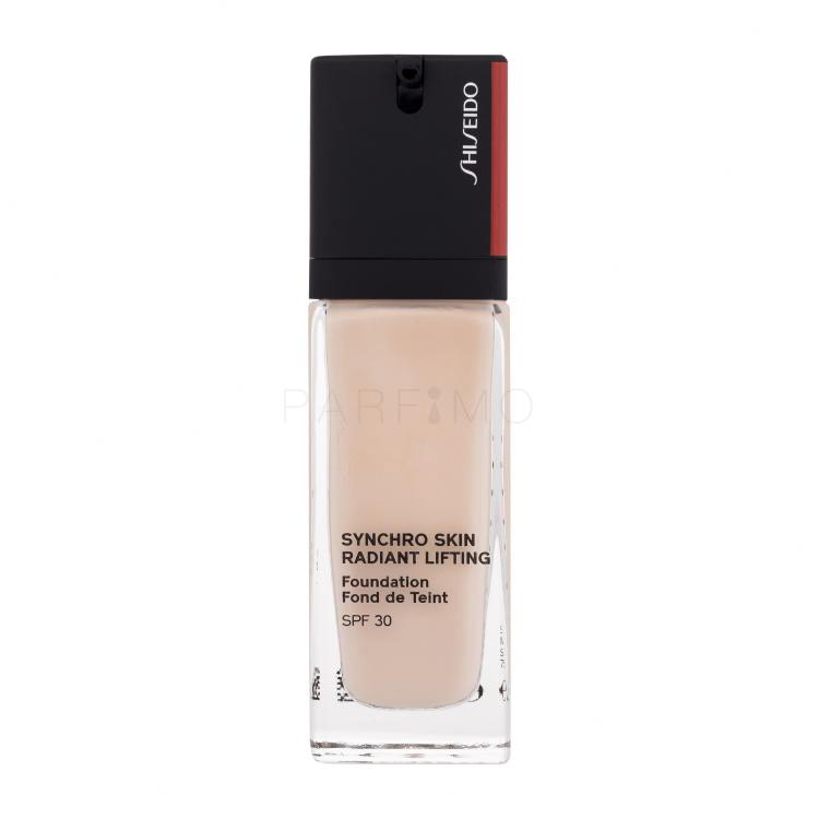 Shiseido Synchro Skin Radiant Lifting SPF30 Alapozó nőknek 30 ml Változat 110 Alabaster