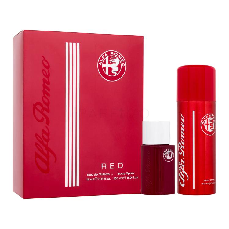 Alfa Romeo Red Ajándékcsomagok eau de toilette 15 ml + dezodor 150 ml