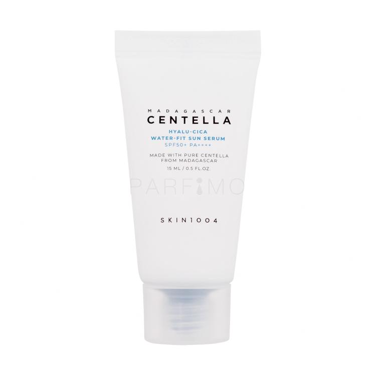 SKIN1004 Hyalu-Cica Water-Fit Sun Serum SPF50+ Fényvédő készítmény arcra nőknek 15 ml