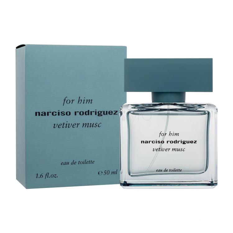 Narciso Rodriguez For Him Vetiver Musc Eau de Toilette férfiaknak 50 ml