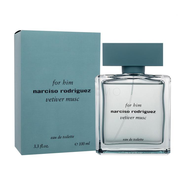 Narciso Rodriguez For Him Vetiver Musc Eau de Toilette férfiaknak 100 ml