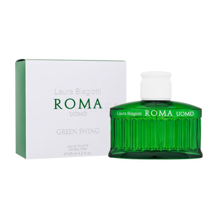 Laura Biagiotti Roma Uomo Green Swing Eau de Toilette férfiaknak 125 ml
