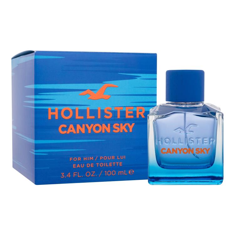 Hollister Canyon Sky Eau de Toilette férfiaknak 100 ml