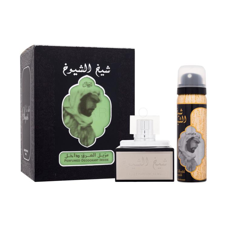 Lattafa Sheikh Al Shuyukh Ajándékcsomagok eau de parfum 50 ml + dezodor 75 ml