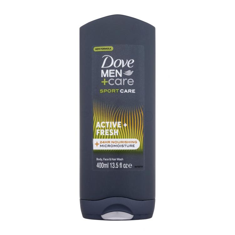 Dove Men + Care Sport Care Active + Fresh Tusfürdő férfiaknak 400 ml