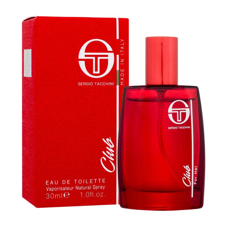 Sergio Tacchini Club For Her Eau de Toilette nőknek 30 ml