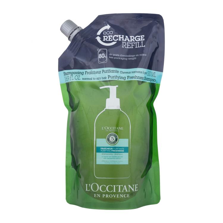 L&#039;Occitane Aromachology Purifying Freshness Sampon nőknek Refill 500 ml