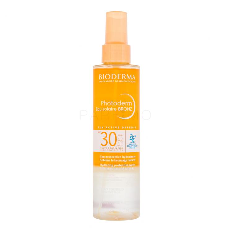 BIODERMA Photoderm Eau Solaire Bronz SPF30 Fényvédő készítmény testre 200 ml