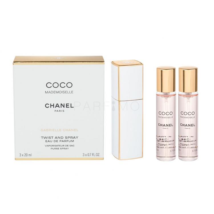 Chanel Coco Mademoiselle Eau de Parfum nőknek Twist and Spray 3x20 ml