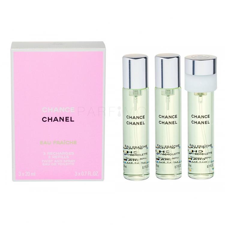 Chanel Chance Eau Fraîche Eau de Toilette nőknek Refill 3x20 ml