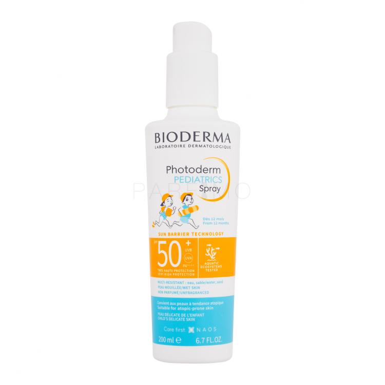 BIODERMA Photoderm Pediatrics Spray SPF50+ Fényvédő készítmény testre gyermekeknek 200 ml