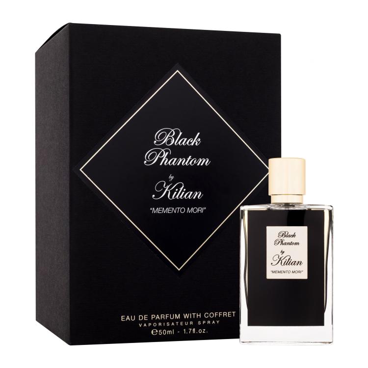 By Kilian The Cellars Black Phantom "MEMENTO MORI" Ajándékcsomagok eau de parfum 50 ml + parfümtartó