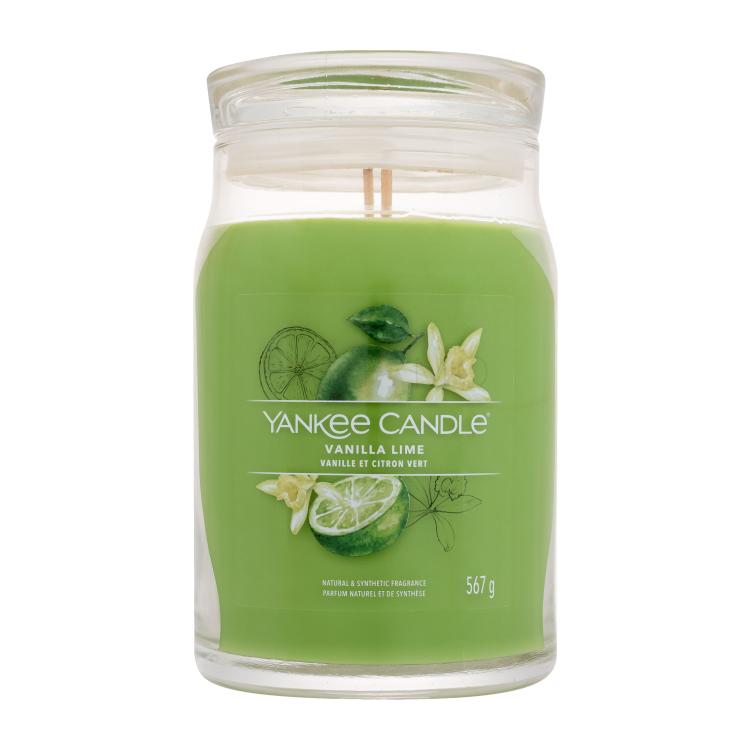 Yankee Candle Signature Vanilla Lime Illatgyertya 567 g