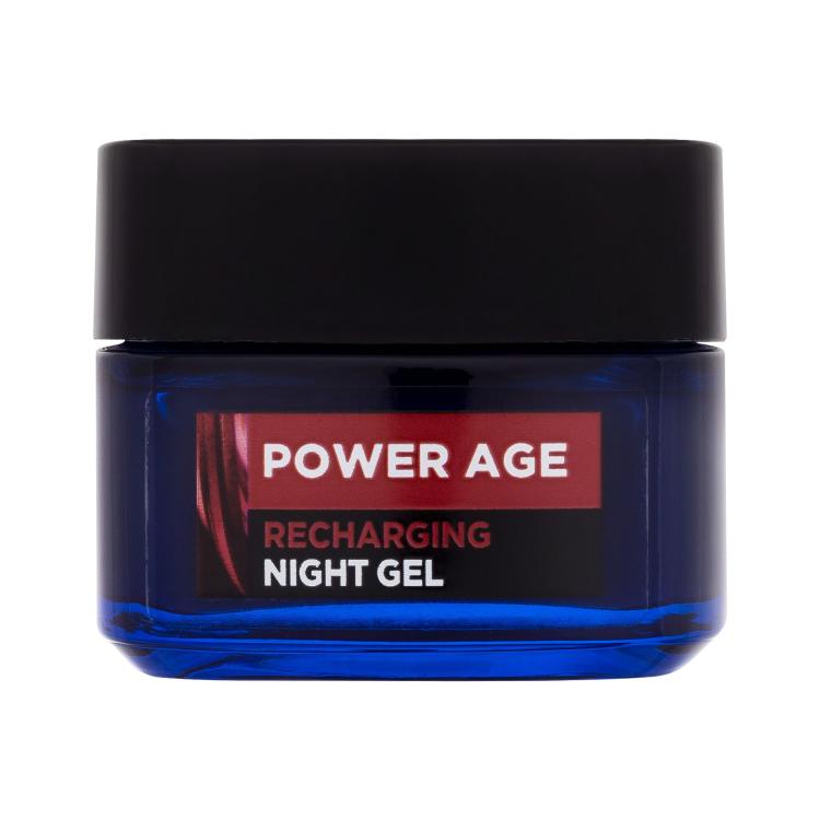 L'Oréal Paris Men Expert Power Age Recharging Night Gel Arcgél férfiaknak 50 ml