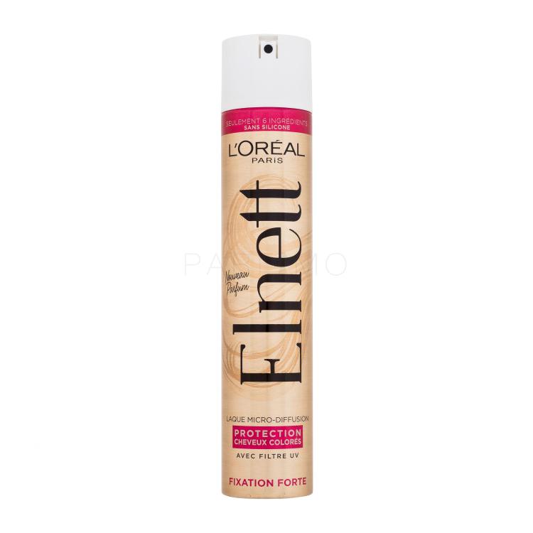 L'Oréal Paris Elnett Micro-Diffusion Hairspray Protection Colored Hair Hajlakk nőknek 300 ml