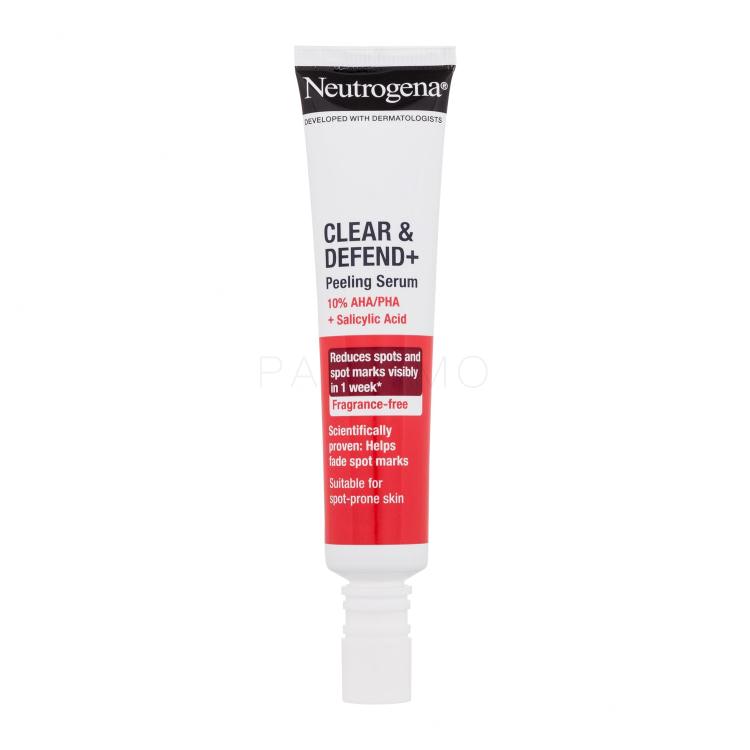 Neutrogena Clear &amp; Defend+ Peeling Serum Arcszérum 30 ml