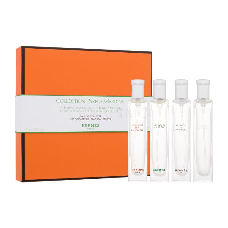 Hermes Un Jardin Collection Ajándékcsomagok Un Jardin Sur Le Nil eau de toilette 15 ml + Le Jardin de Monsieur Li eau de toilette 15 ml + Un Jardin a Cythere eau de toilette 15 ml + Un Jardin Sur La Lagune eau de toilette 15 ml