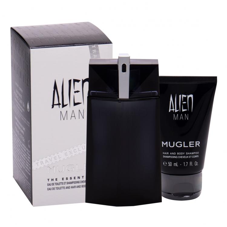 Thierry Mugler Alien Man Ajándékcsomagok Eau de Toilette 100 ml + tusfürdő 50 ml Utántölthető