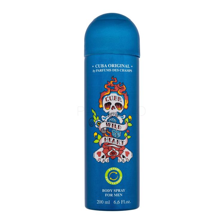 Cuba Wild Heart Dezodor férfiaknak 200 ml