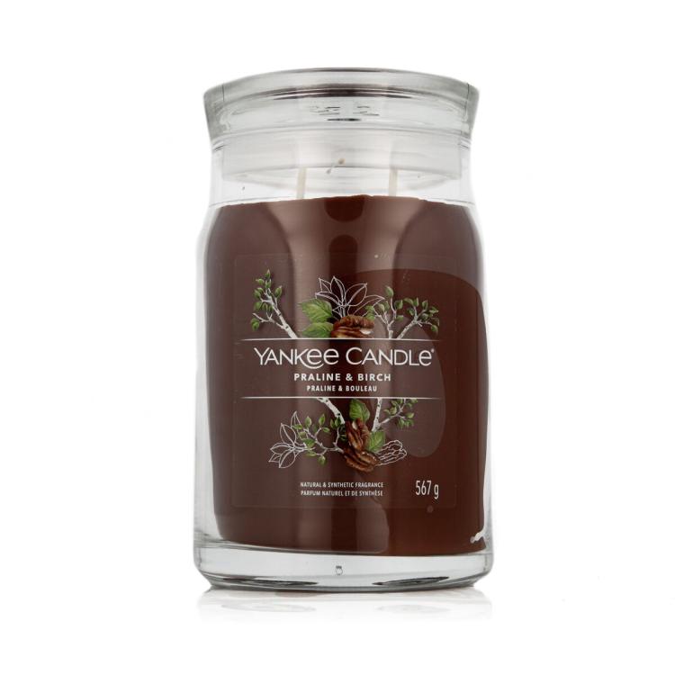 Yankee Candle Signature Praline &amp; Birch Illatgyertya 567 g