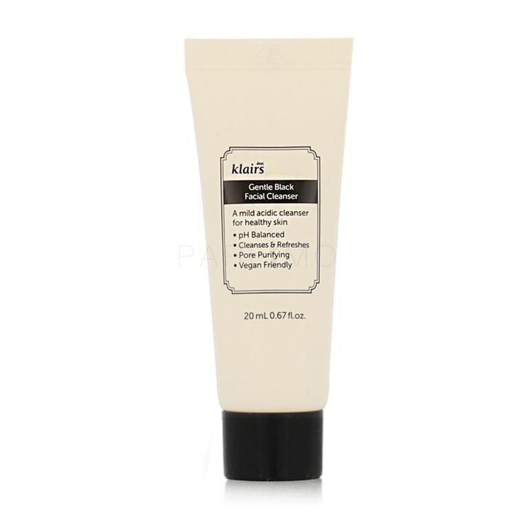 Dear, Klairs Gentle Black Facial Cleanser Arctisztító gél 20 ml