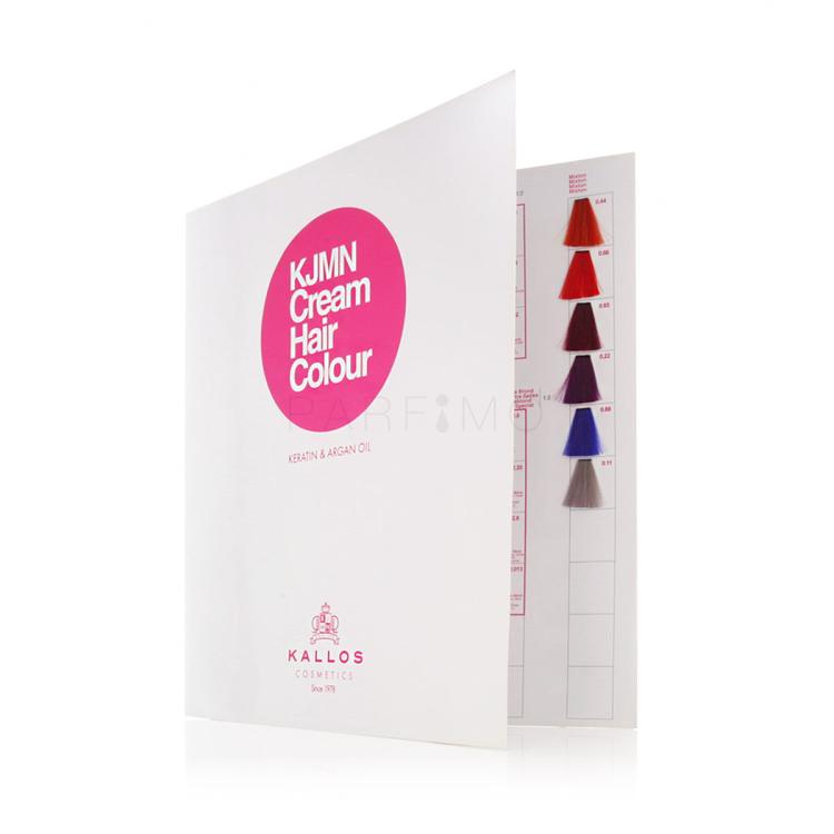 Kallos Cosmetics KJMN Cream Hair Colour Keratin &amp; Argan Oil Sampler Hajfesték nőknek 1 db