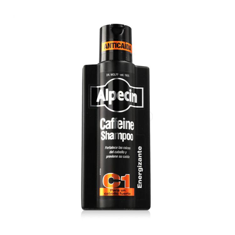 Alpecin Coffein Shampoo C1 Black Edition Sampon férfiaknak 375 ml