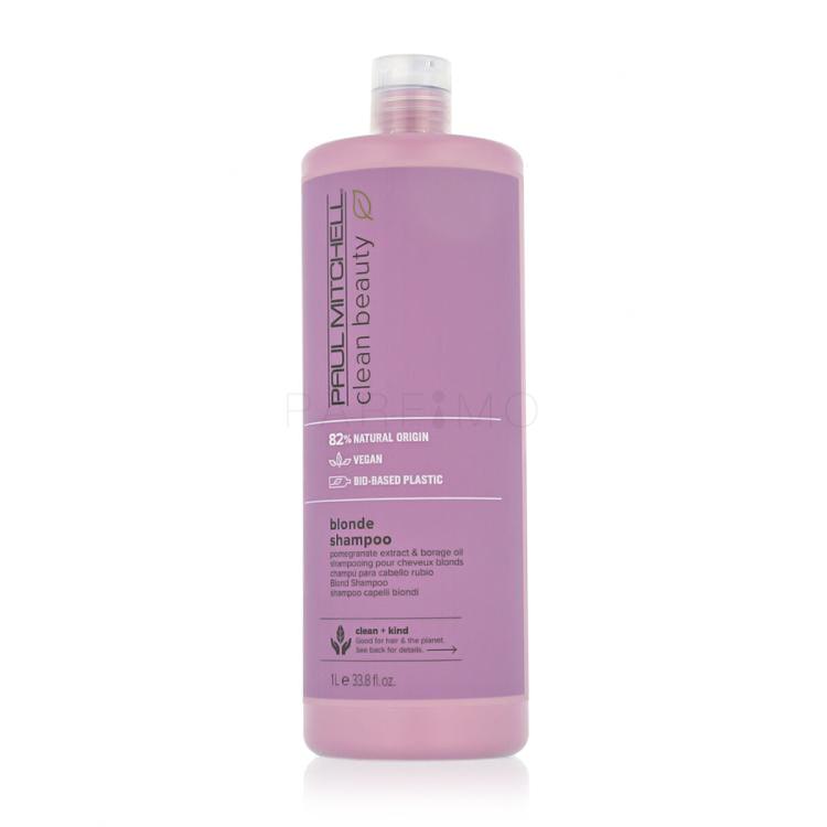 Paul Mitchell Clean Beauty Color Protect Blonde Shampoo Sampon nőknek 1000 ml