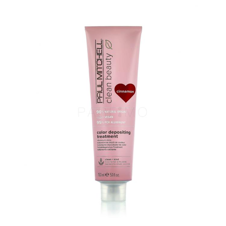 Paul Mitchell Clean Beauty Color Protect Color Depositing Treatment Hajpakolás nőknek 150 ml Változat Cinnamon